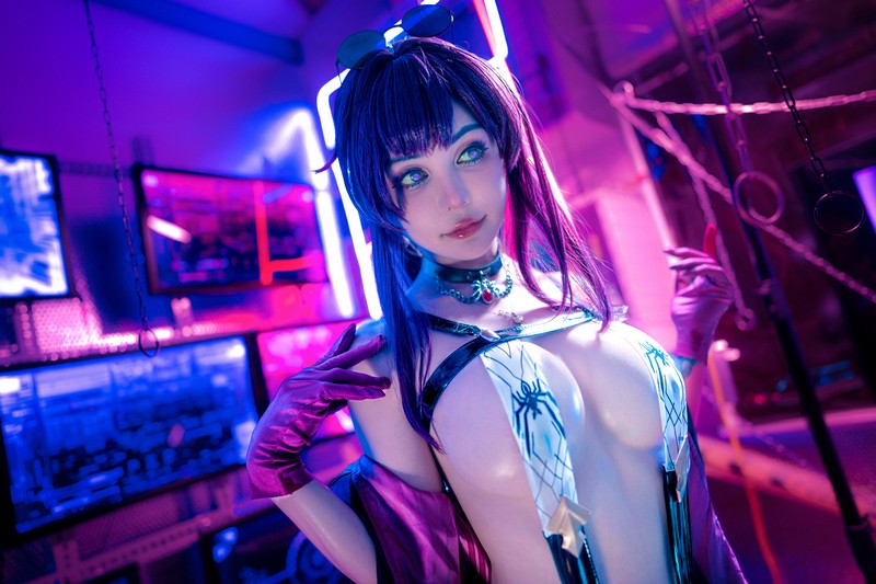 Joyce Lin2x Kafka Cosplay Honkai Star Rail 高清写真 65P插图2