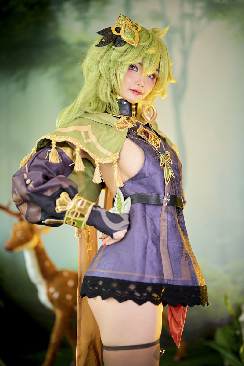 Joyce Lin2x Collei Cosplay Genshin Impact 写真 45P插图1
