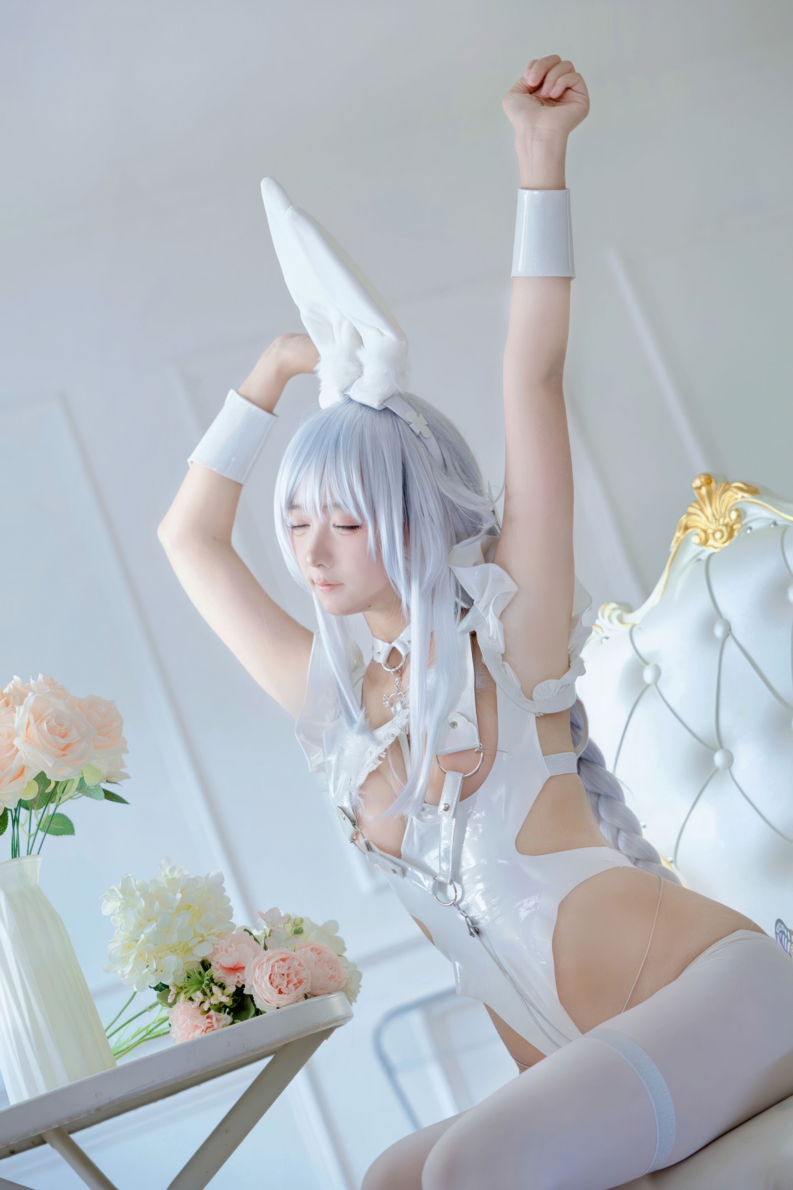 喜欢爱理吗套图：碧蓝航线恶毒·白兔COS高清写真（37P-219.3M）插图1