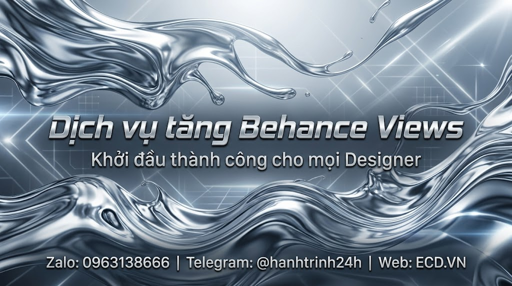 dịch vụ tăng behance views an toàn cho project