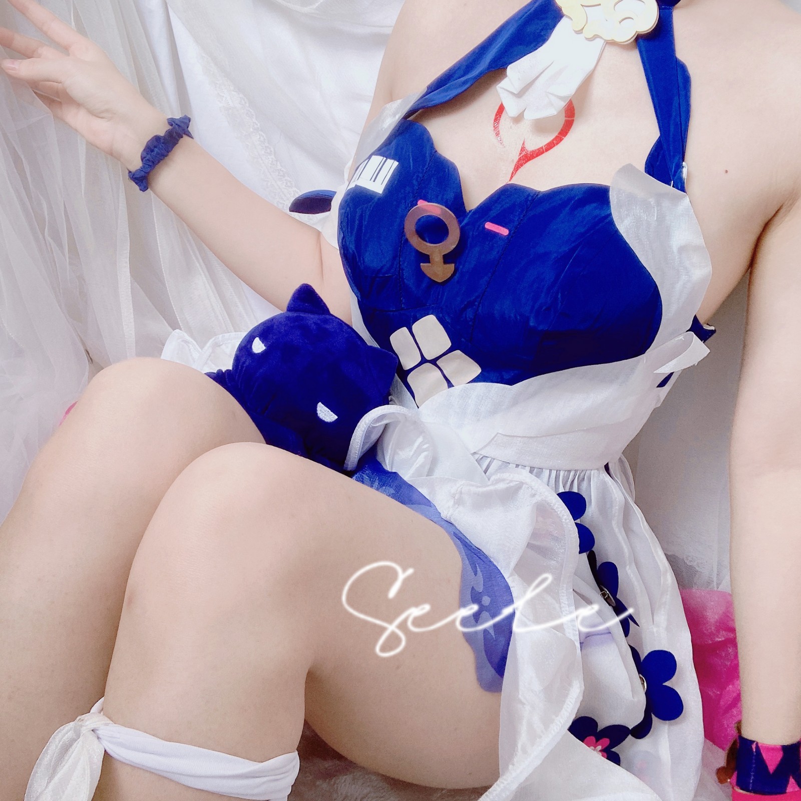 Seele麦麦希儿彼岸浪花 Cosplay｜海边主题高清写真（102P-532MB）插图4
