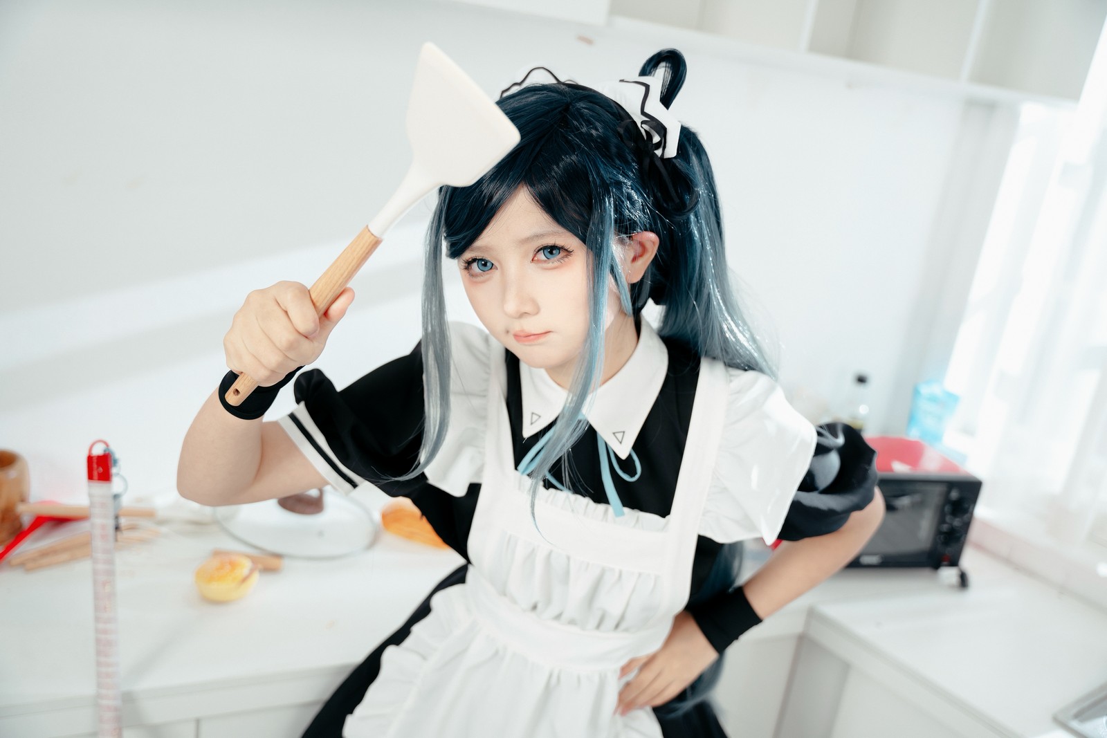 喜欢爱理吗COS写真：碧蓝航线独角兽婚纱高清套图（31P-172.5M）插图5