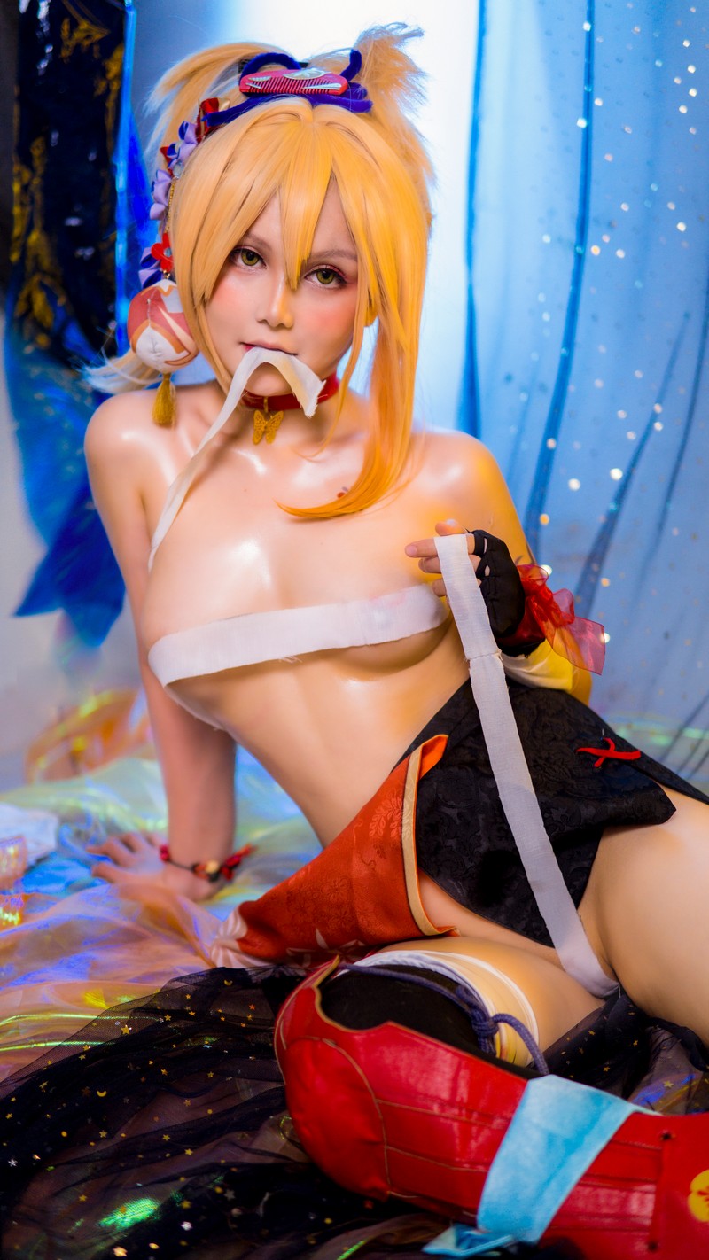 Joyce Lin2x Yoimiya Cosplay Genshin Impact 写真 40P插图8