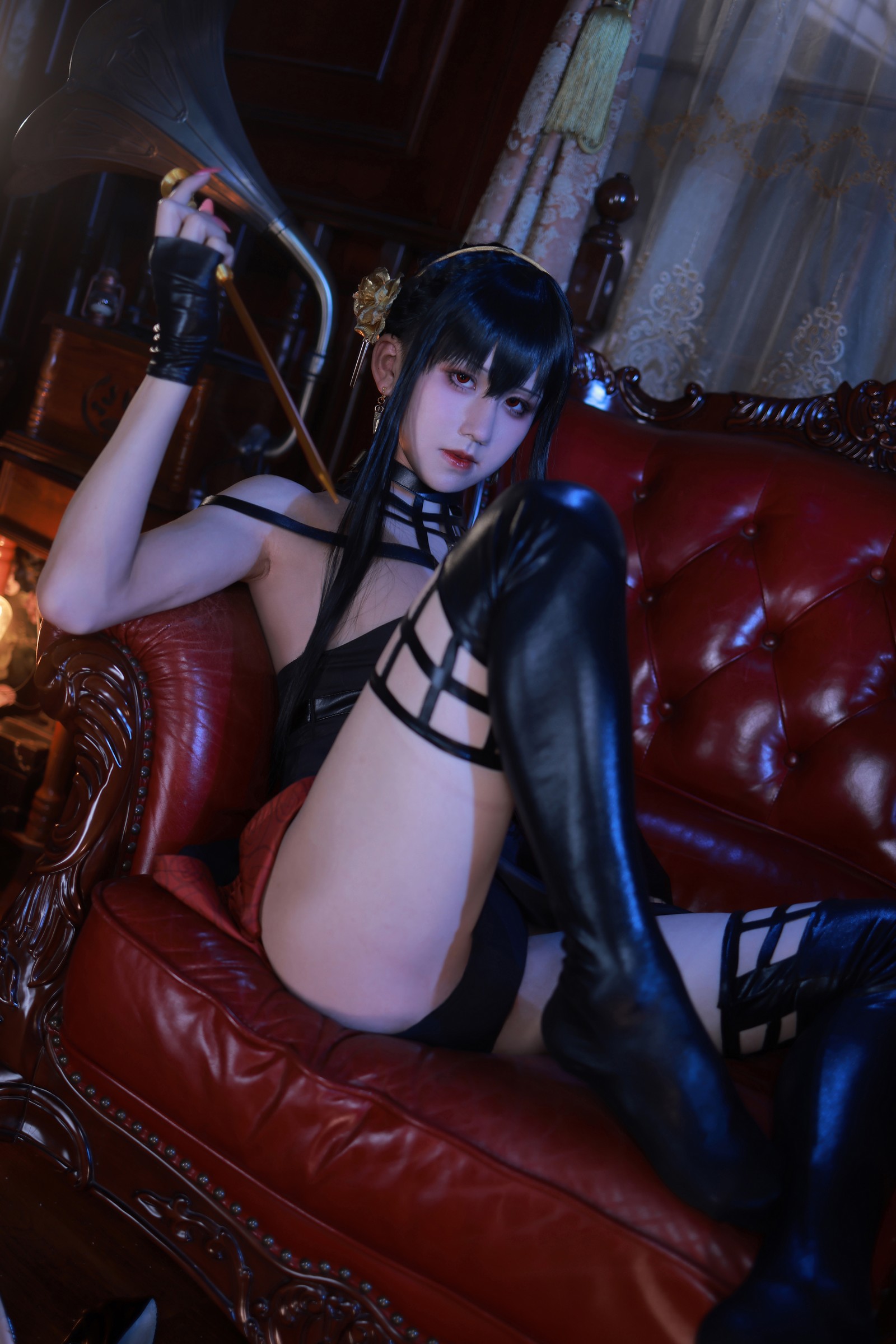 桜满三时 – 约尔 礼服 Cosplay 高清写真集（46P-418.2MB）精美服饰插图5