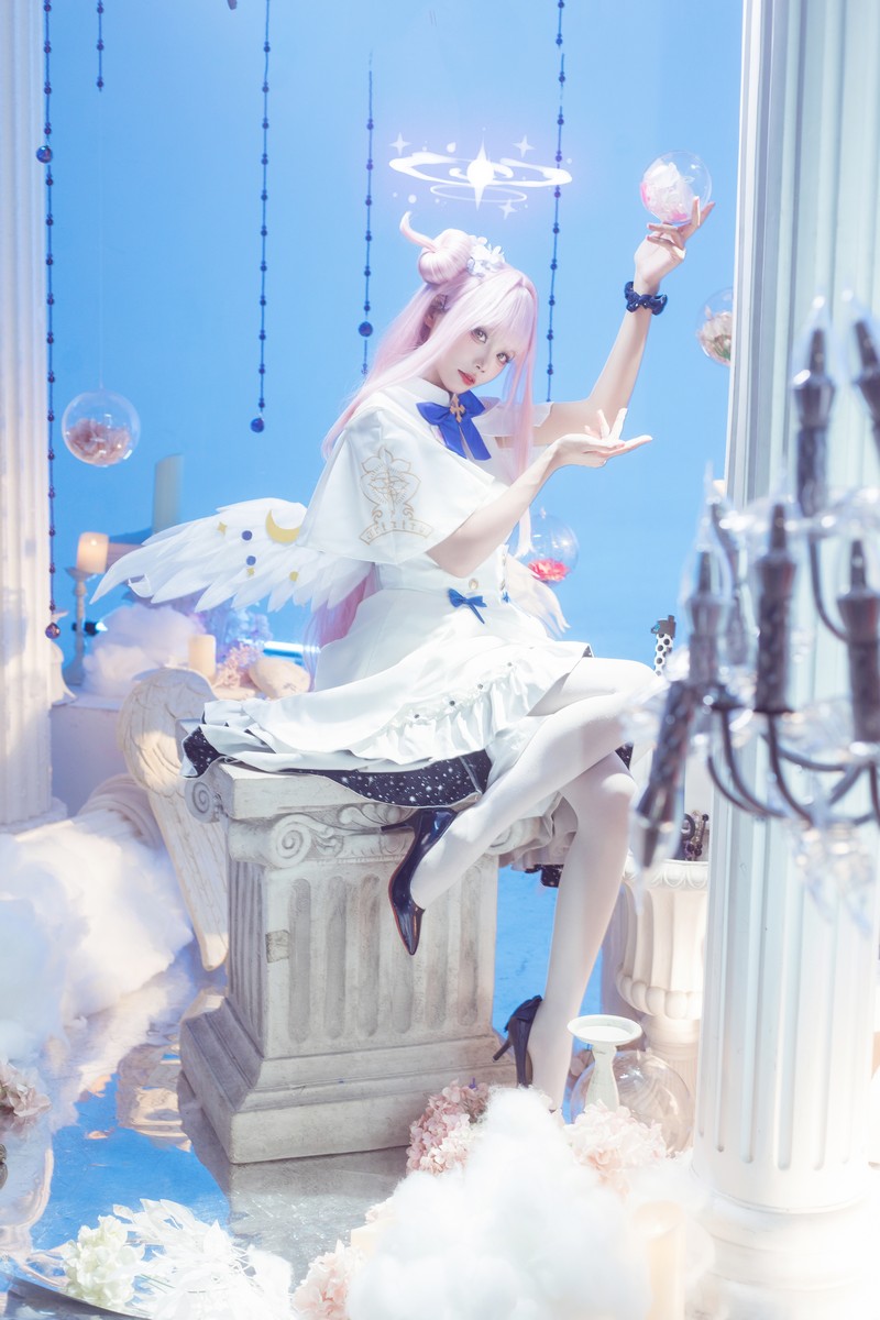 艾西Aiwest 碧蓝档案圣园未花Cosplay写真图集 高清美图合集 40P (415.8M)插图