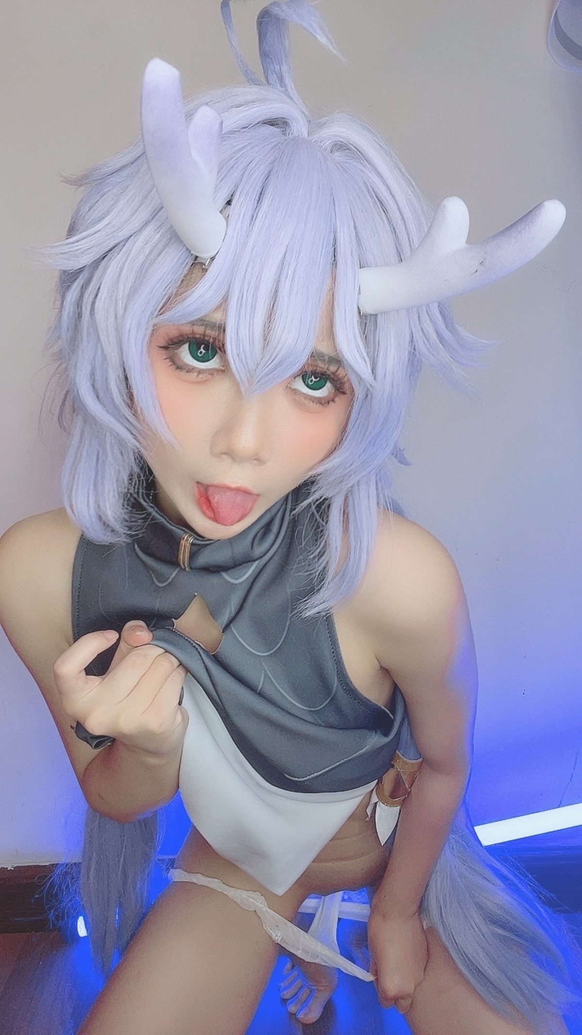 PoppaChan Bailu Cosplay Deluxe (Honkai Star Rail) – 155 Photos 12 Videos 459MB插图3