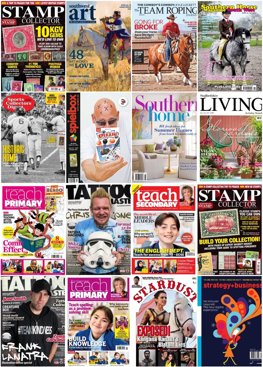 60 Assorted Magazines - June 12 2019