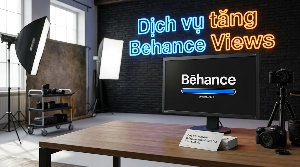 dịch vụ tăng behance views cao cấp tăng follower