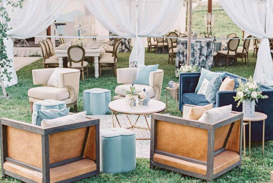 Furnishings for the wedding lounge