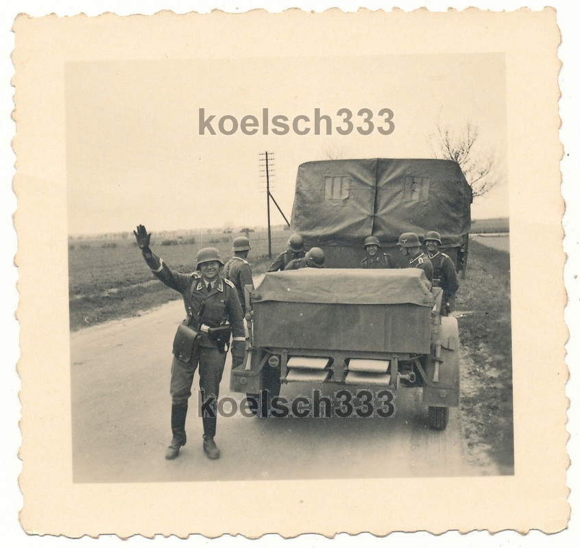 Groß Born Pommern Luftwaffe Panzer Halbkette Anh