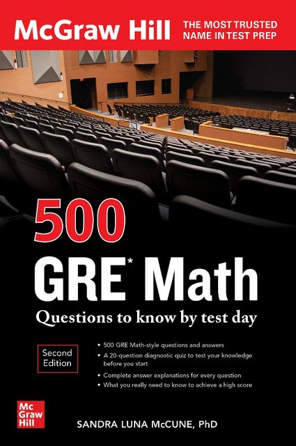 500 GRE Math Questions to Know by Test Day, 2nd Edition