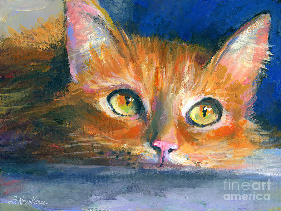 34-orange-tubby-cat-painting-svetlana-novikova