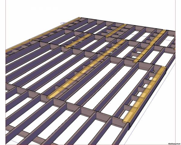 Перекрытие балки