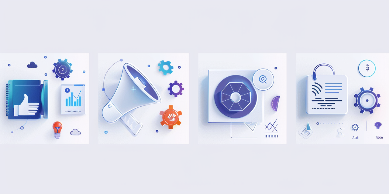 Icon collage showing AI prompts in marketing, education, business, and art industries