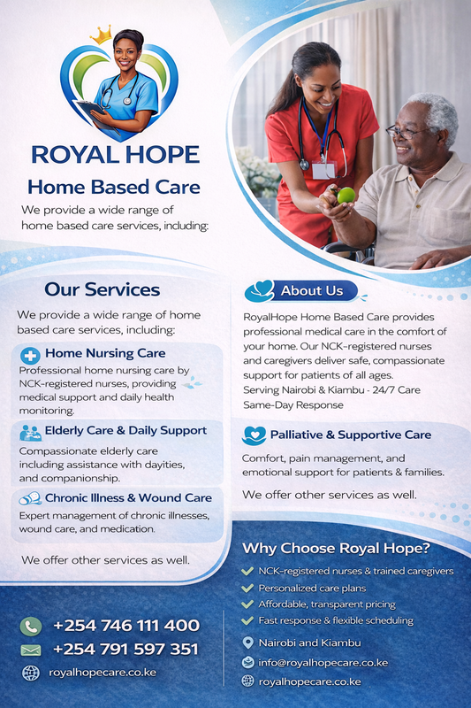 RoyalHope General Home Care Services Flyer