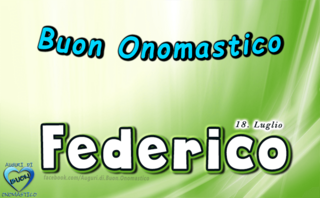 Sabato 18 Luglio S Federico