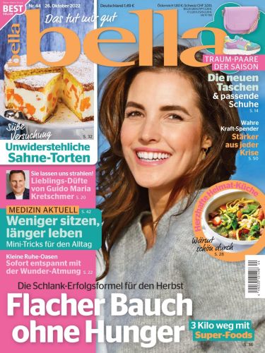 Cover: Bella Frauenzeitschrift No 44 vom 27  Oktober 2022