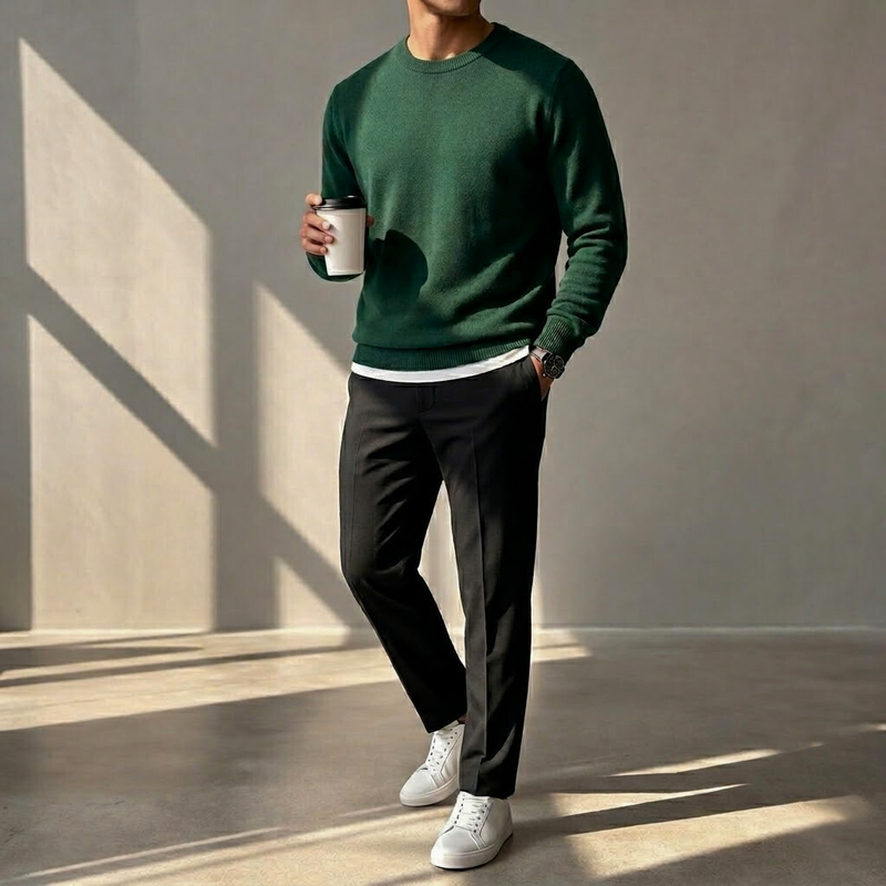 Su&eacute;ter Darlon Forest Green