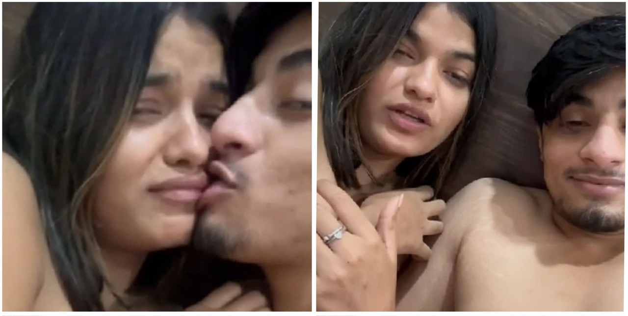 Beautifull hindi girl with boyfriend full nude kissing clear hindi audio exclusive viral video