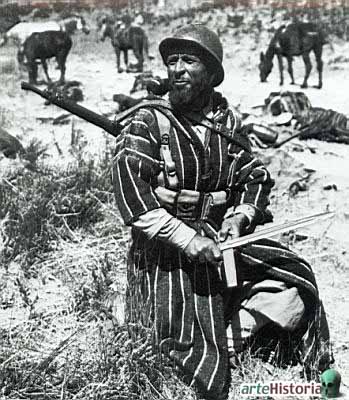 Goumier en Monte Cassino