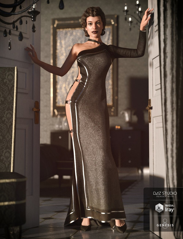 dForce Twilight Outfit for Genesis 8 Female(s) 