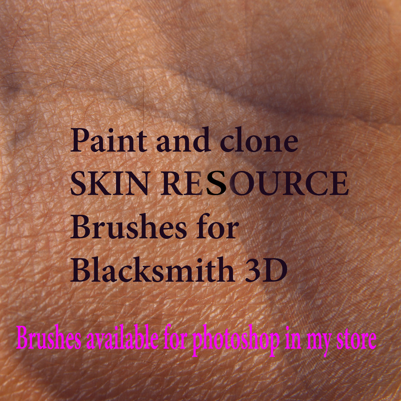 Blacksmith3D Skin resource brushes