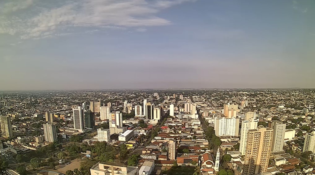 Campo Grande nesta manhã de segunda-feira