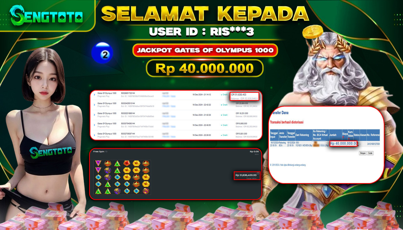 BUKTI PEMBAYARAN SLOT GATES OF OLYMPUS 1000