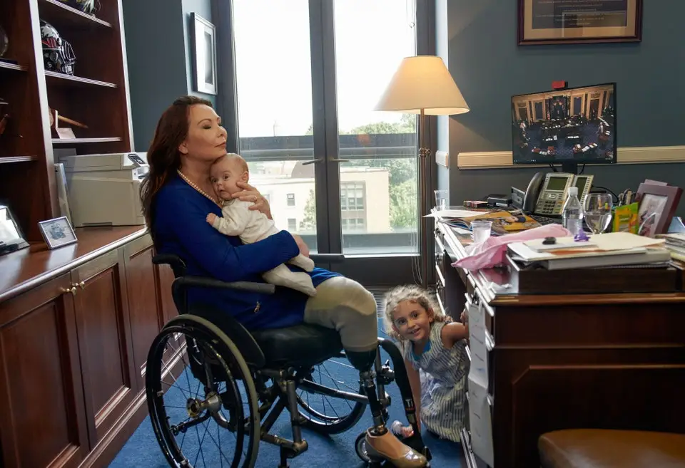 Cover image for U.S. Senator Tammy Duckworth said U.S. Army Dr. Adam Hamawy saved her life when she lost her legs in Iraq 20 years ago. Can she get him out of Gaza?