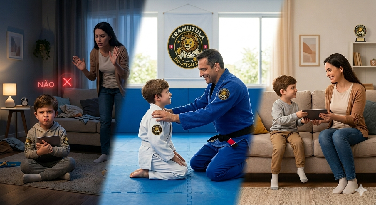 Meu filho não aceita ouvir "não": Como o Jiu-Jitsu auxilia na disciplina em casa