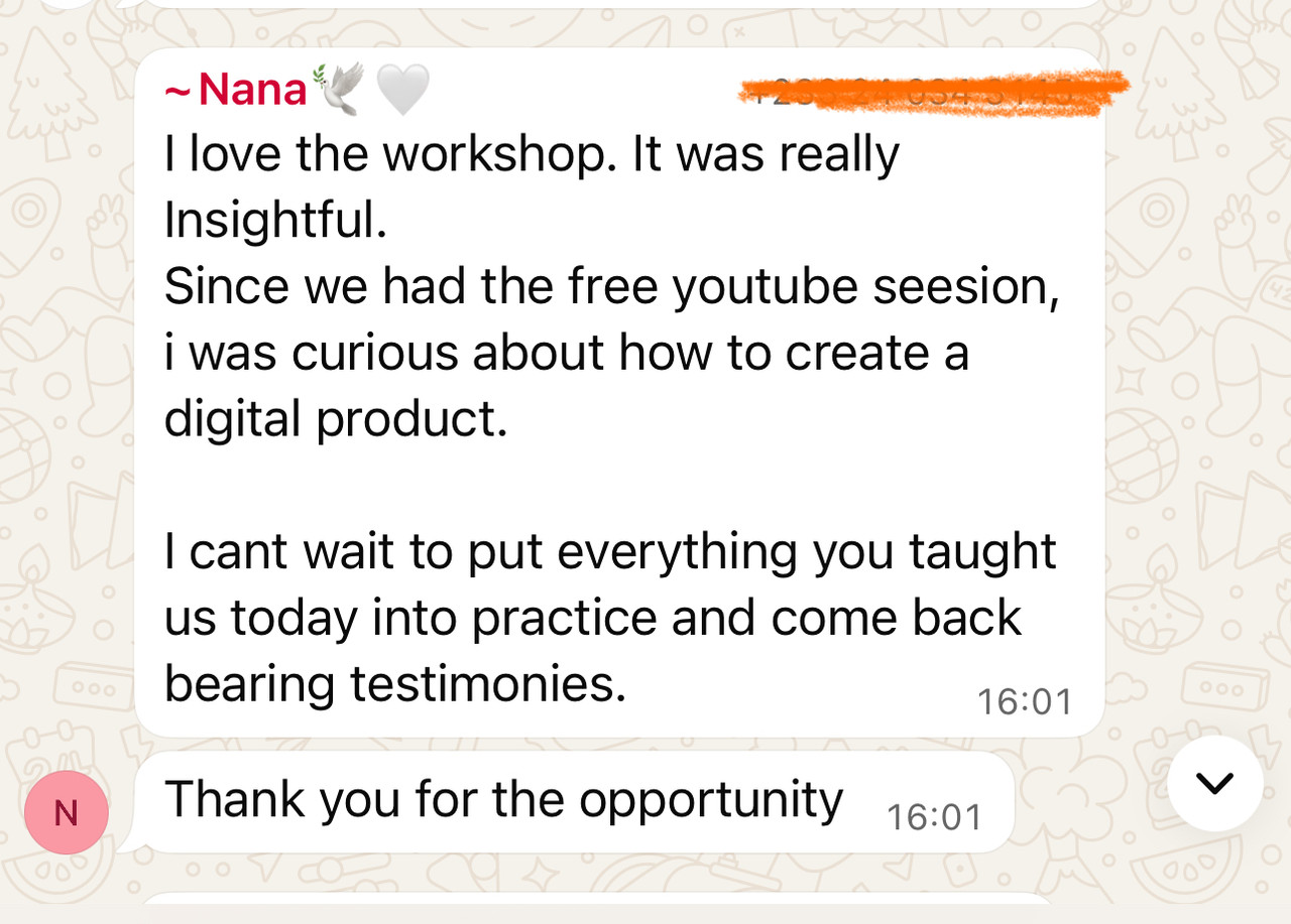 Workshop participant feedback