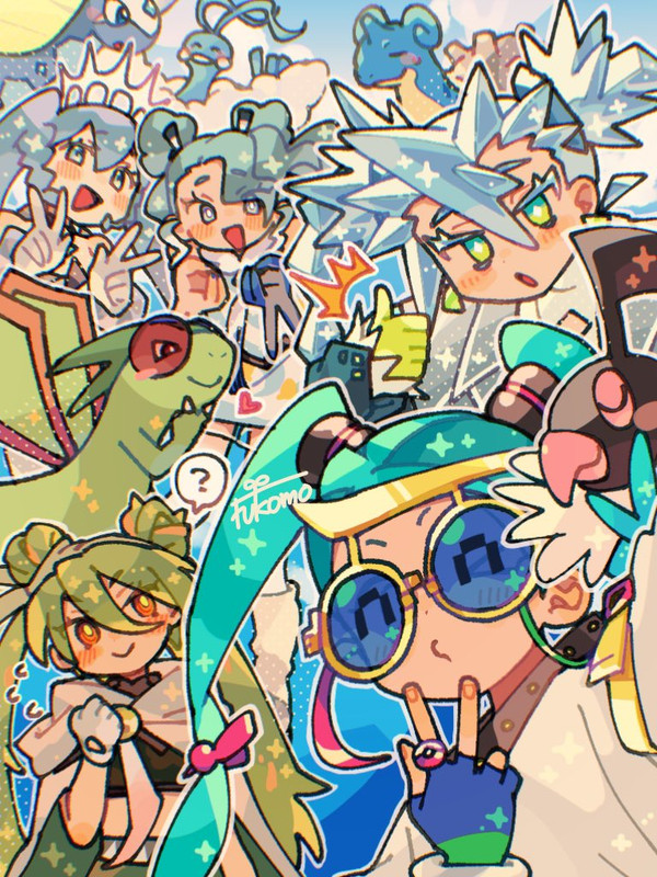 hatsune-miku-altaria-flygon-lapras-chato