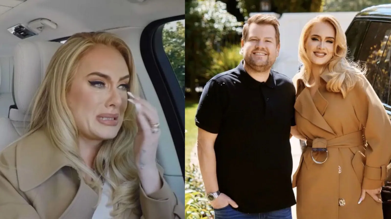 Adele llora en el último Carpool Karaoke de James Corden 