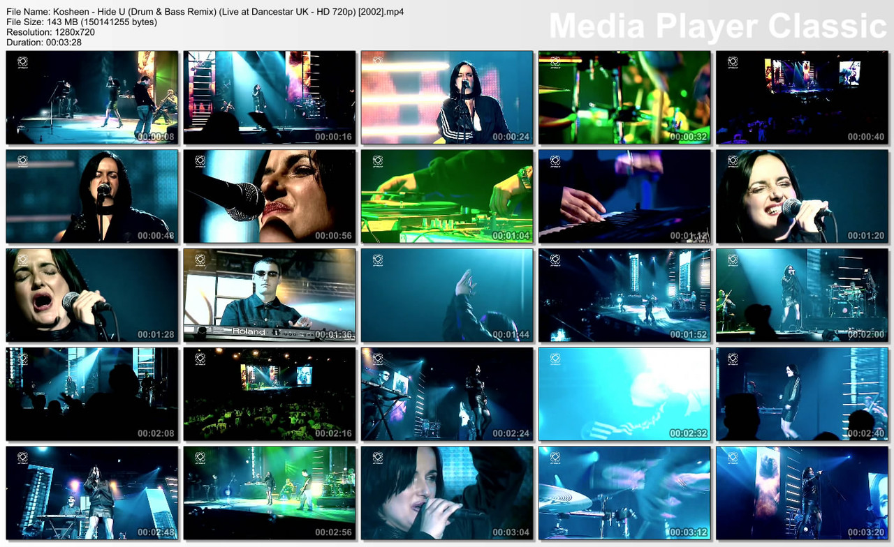 Kosheen - Hide U (Drum & Bass Remix) (Live at Dancestar UK - HD 720p) [2002]