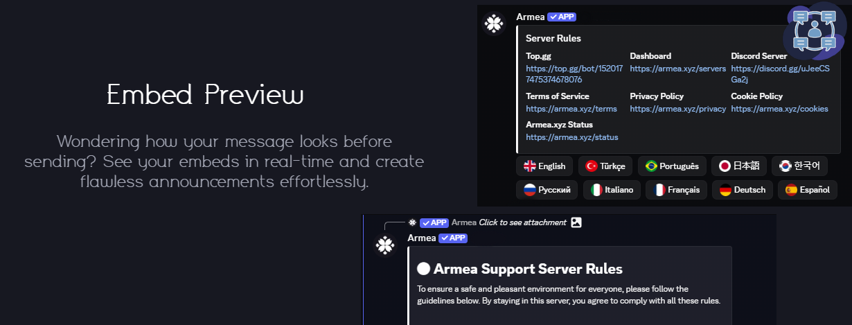 Embed Messages