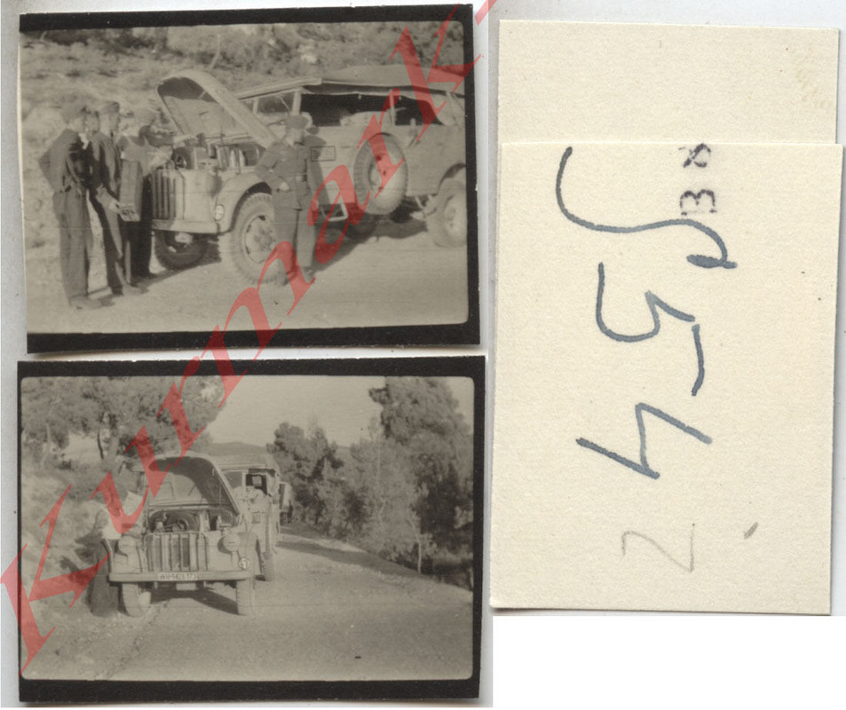 Fotos Wehrmacht Kontaktabzüge Italien Griechenla