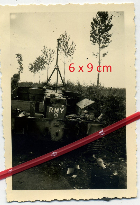 Foto Kampfraum Dünkirchen engl. Panzer Frankreic