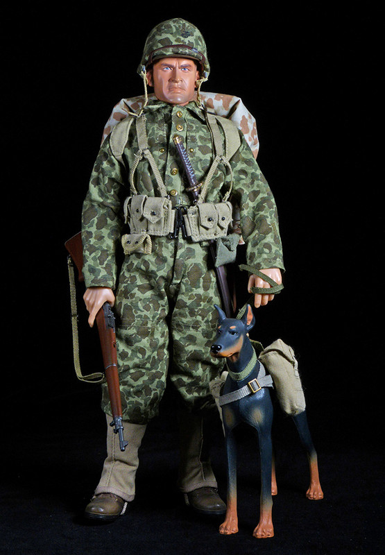 Marine Doberman , with Handler  4-P1140006