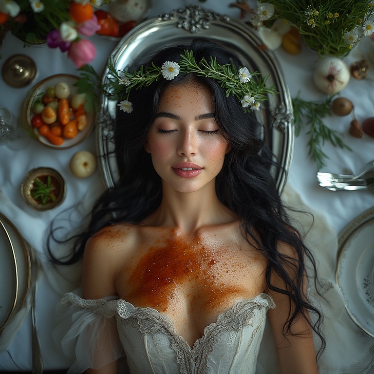 Garden Wedding Marinade Black hair 0 02