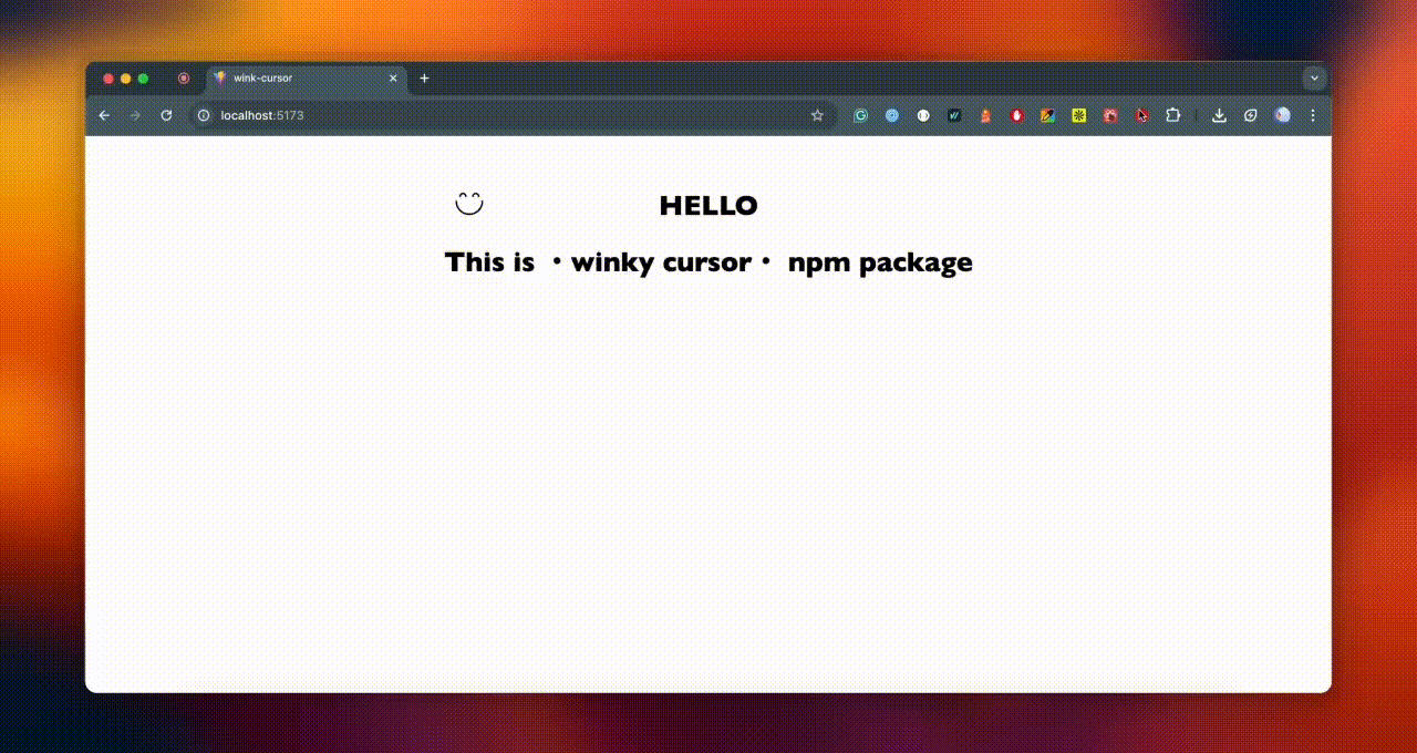 wink cursor demo gif