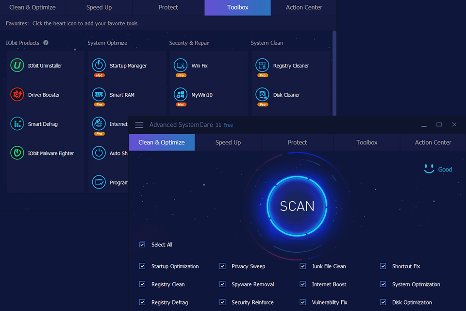 Advanced SystemCare Pro Portable 18.0.1.175