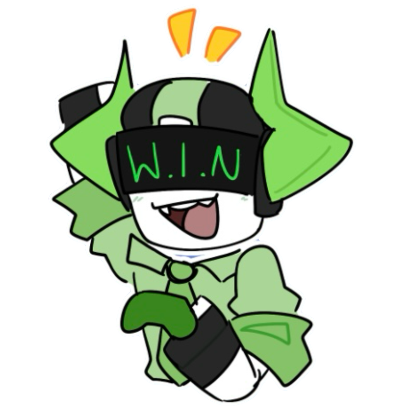 win sticker by signol