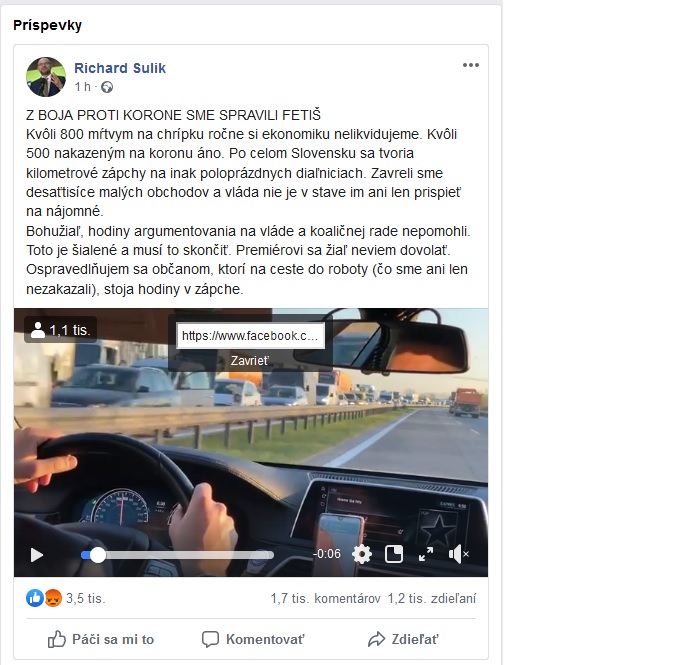 kolóna-1 Sulík facebok