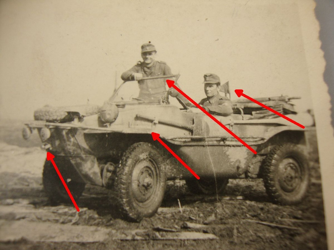 SCHWIMMKÜBEL, Kübelwagen, Volkswagen Typ 166 Sch