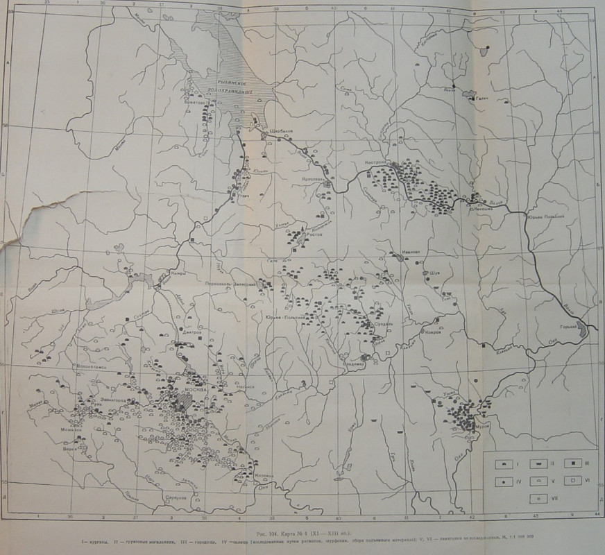 Карта  4 (XI—XIII вв.)