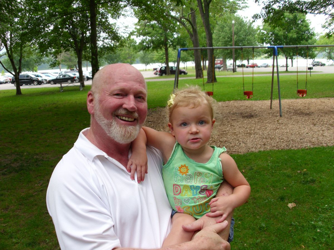 - - Grampa with Maddie