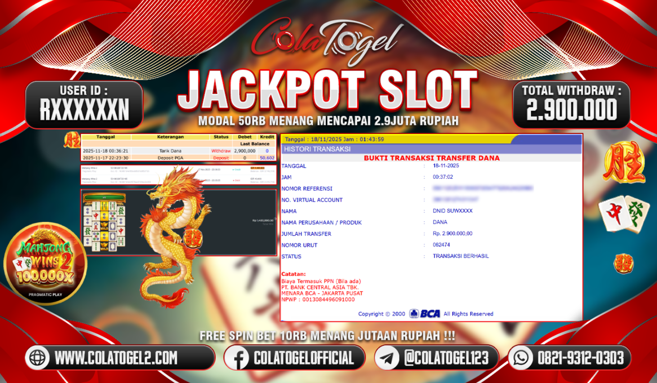 JACKPOT SLOT GACOR!!
