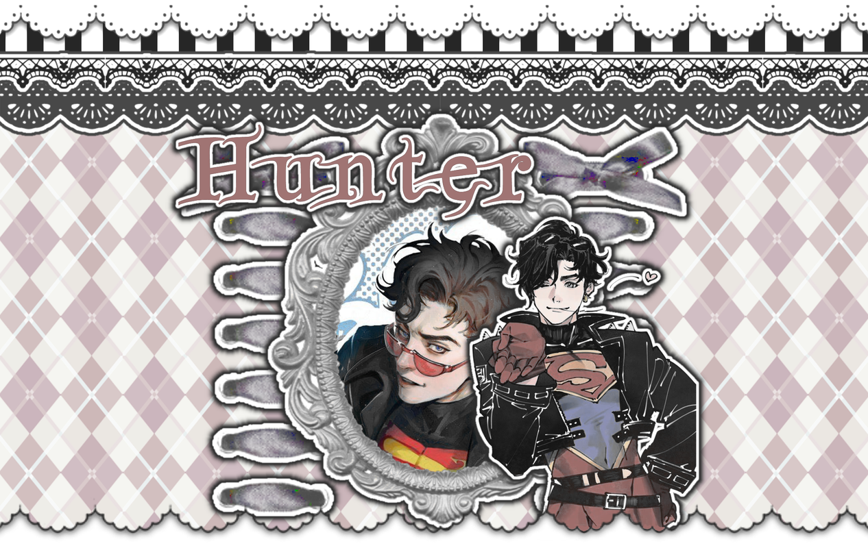 " Hunter " || ac is @5x7_8 and @alamp519 on twt - graphic nf2u
