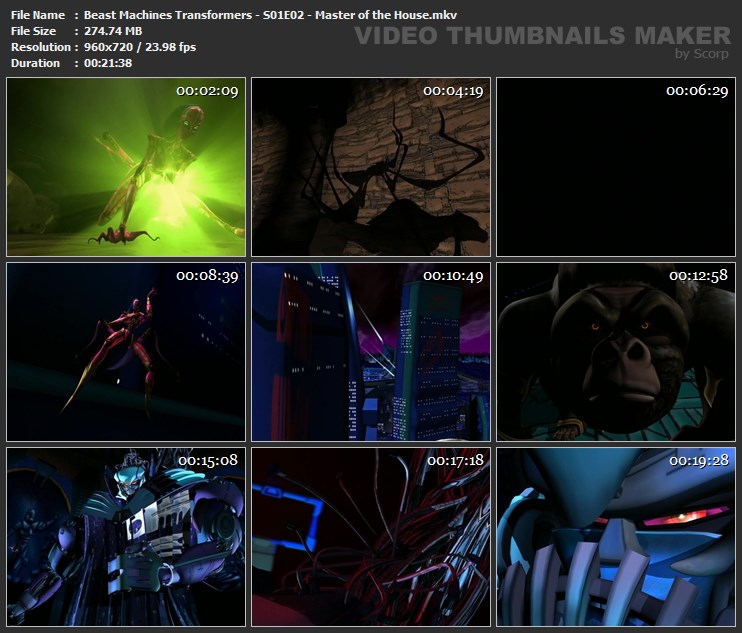 Beast Machines Transformers - S01E02 - Master of the House.mkv