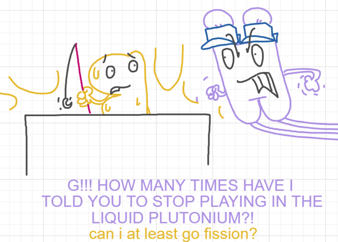 A panel from The Prime Number Few, episode eight of the Board Boards object show by Furretwalk/WalkingFurret.